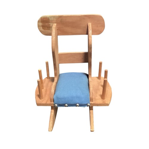 Vintage wooden spool chair - spool,
