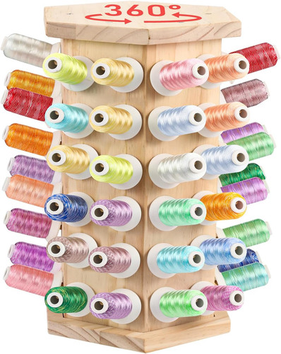 Hexagon thread holder stand - thread,
