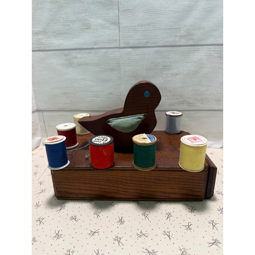 Vintage wooden bird - vintage,