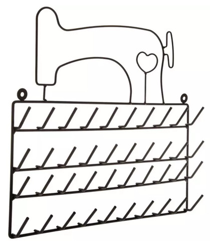 Black wire sewing - black, machine